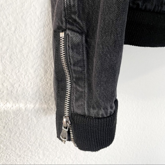 J Brand Harlow Bomber Jacket in Double Cross - Picture 7 of 8